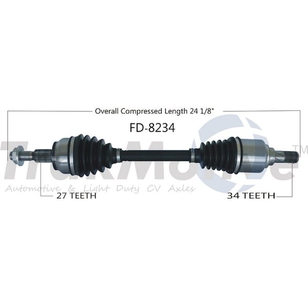 Surtrack Axle Cv Axle Shaft, Fd-8234 FD-8234 - main